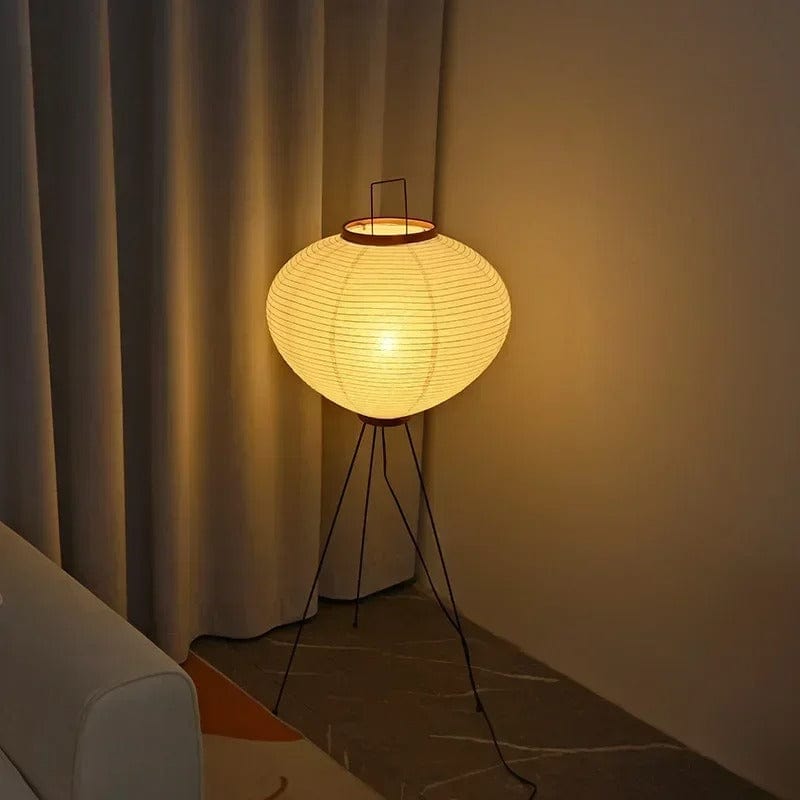 Lampe Japonaise sur Pied 120x53cm / Lumière chaude