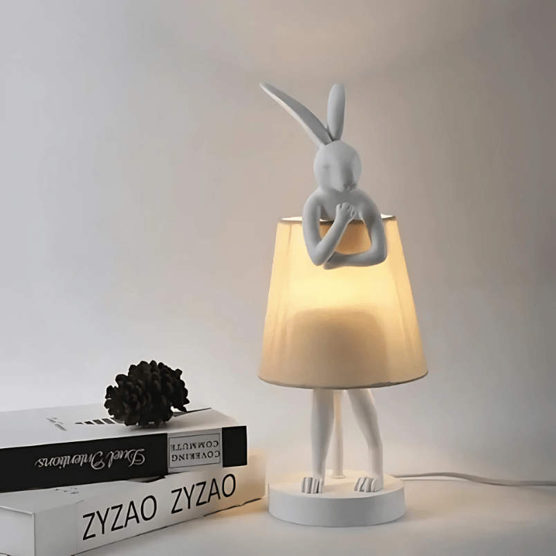 Lampe Lapin Blanc / 40cm