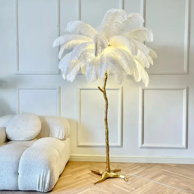 Lampe Plume d'Autruche