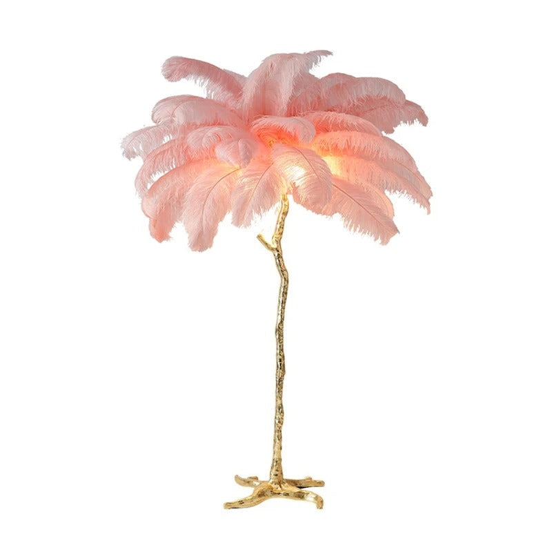 Lampe Plume d'Autruche
